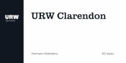 URW Clarendon font download