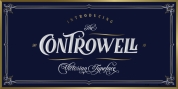 Controwell Victorian Typeface font download
