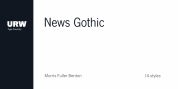 URW News Gothic font download