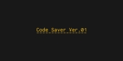 Code Saver font download
