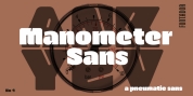 Manometer Sans font download