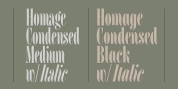 Homage Condensed font download