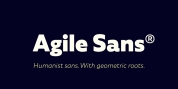 Agile Sans font download