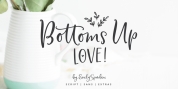 Bottoms Up Love font download
