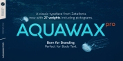 Aquawax Pro font download