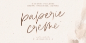 Paperie Creme font download