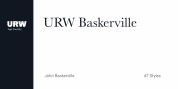 URW Baskerville font download