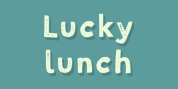 Lucky lunch font download