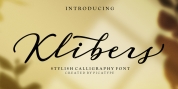 Klibers Script font download