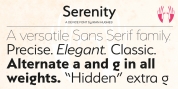 Serenity font download