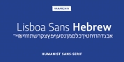 Lisboa Sans Hebrew font download