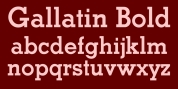 GallatinBold font download