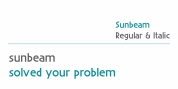 Sunbeam font download