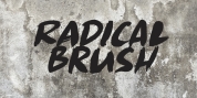 Radical Brush font download