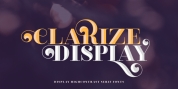Clarize Display font download