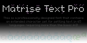 Matrise Text Pro font download