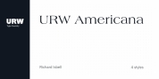 URW Americana font download