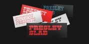 Presley Slab font download