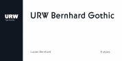 URW Bernhard Gothic font download