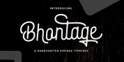 Bhontage Script font download
