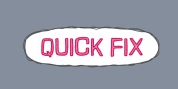Quick Fix font download