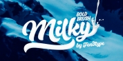 Milky font download
