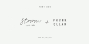 Stroom and Pronk Font Duo font download