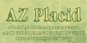 AZ Placid font download