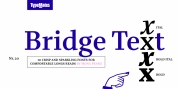 Bridge Text font download