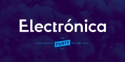 Electronica font download