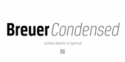 Breuer Condensed font download