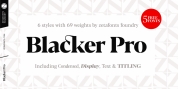 Blacker Pro font download