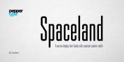 Spaceland font download