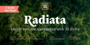 Radiata font download