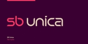 SB Unica font download