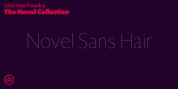 Novel Sans Hair font download