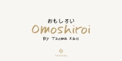 Omoshiroi font download