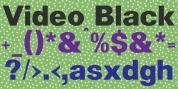 Video Black font download