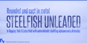 Steelfish Unleaded font download