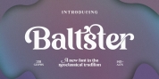 Baltster font download