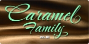 Caramel Family ROB font download