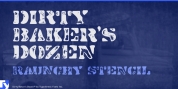 Dirty Baker's Dozen font download