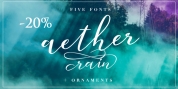 Aether Rain font download