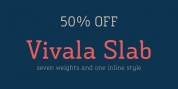 Vivala Slab font download