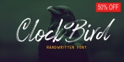 Clock Bird font download