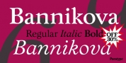 Bannikova font download