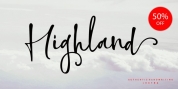 Highland Script font download