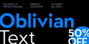 Oblivian Text font download