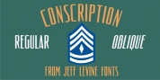 Conscription JNL font download