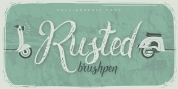Rusted Brushpen font download